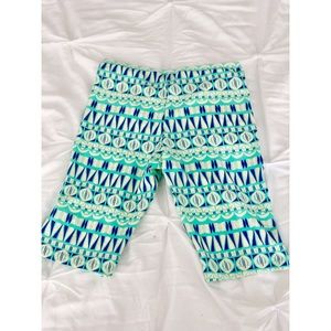 Turquoise Aquarius Biker Shorts